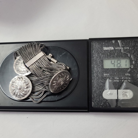 *Vintage Byzantine Style 925 Bracelet - Picture 10 of 10